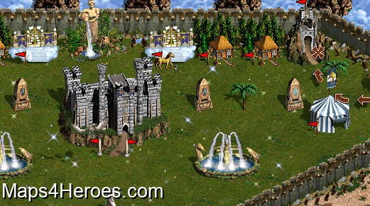 Altar on the right side of the castle - Empire of the World 3