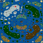Download map Treasure islands (Allies) - heroes 3 maps