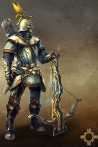 Might & Magic: Heroes 6 Crossbowman upgrade is the Marksman Haven artwork