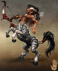 Might & Magic: Heroes 6 Centaur Stronghold artwork