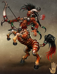 Might & Magic: Heroes 6 Centaur Marauder Stronghold artwork