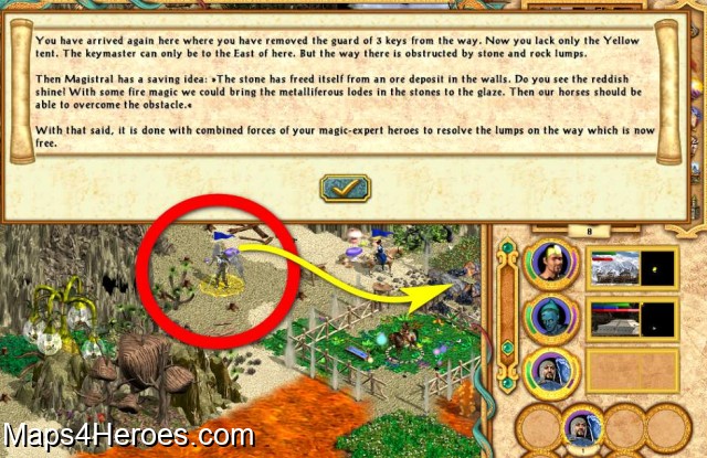 Easy to remove stones - The Eye of Osiris